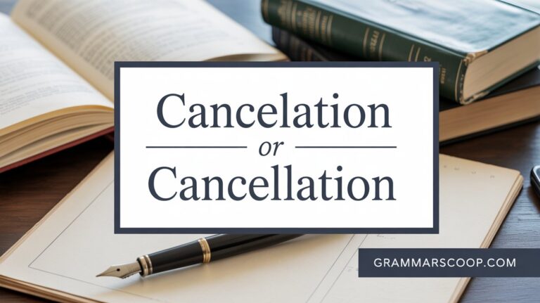 Cancelation or cancellation featured image