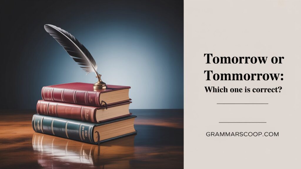 Tomorrow and tommorrow