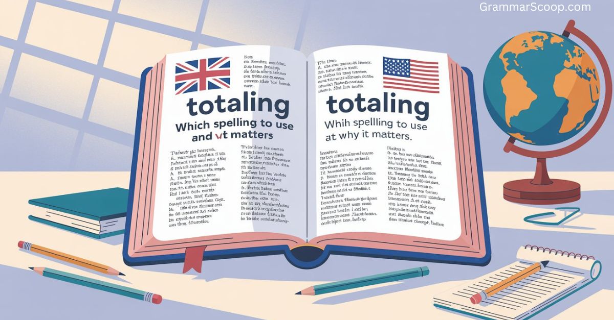 Totalling or Totaling