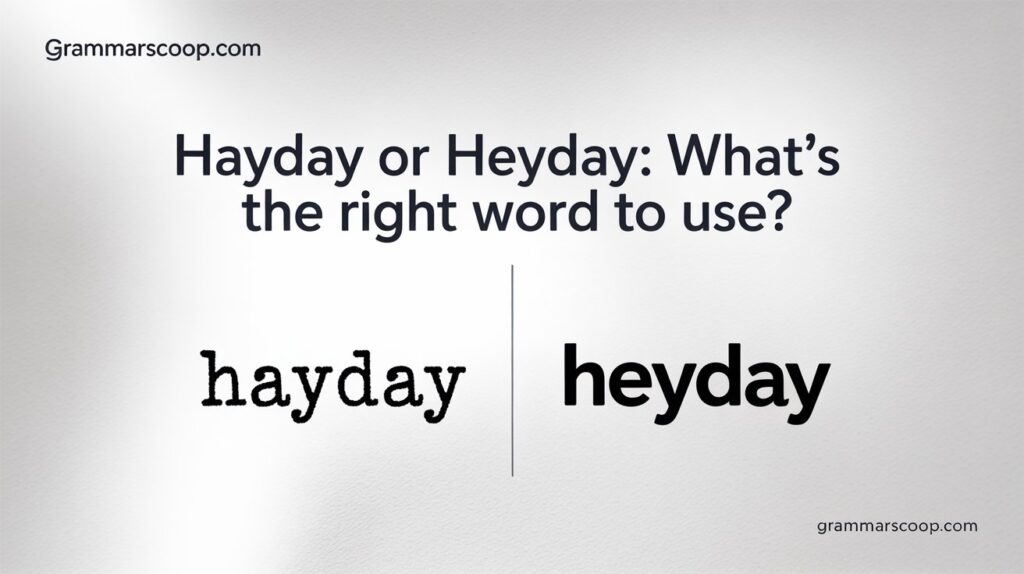heyday