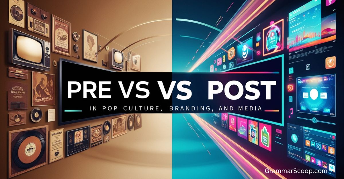 Pre vs Post in Pop Culture, Branding, and Media