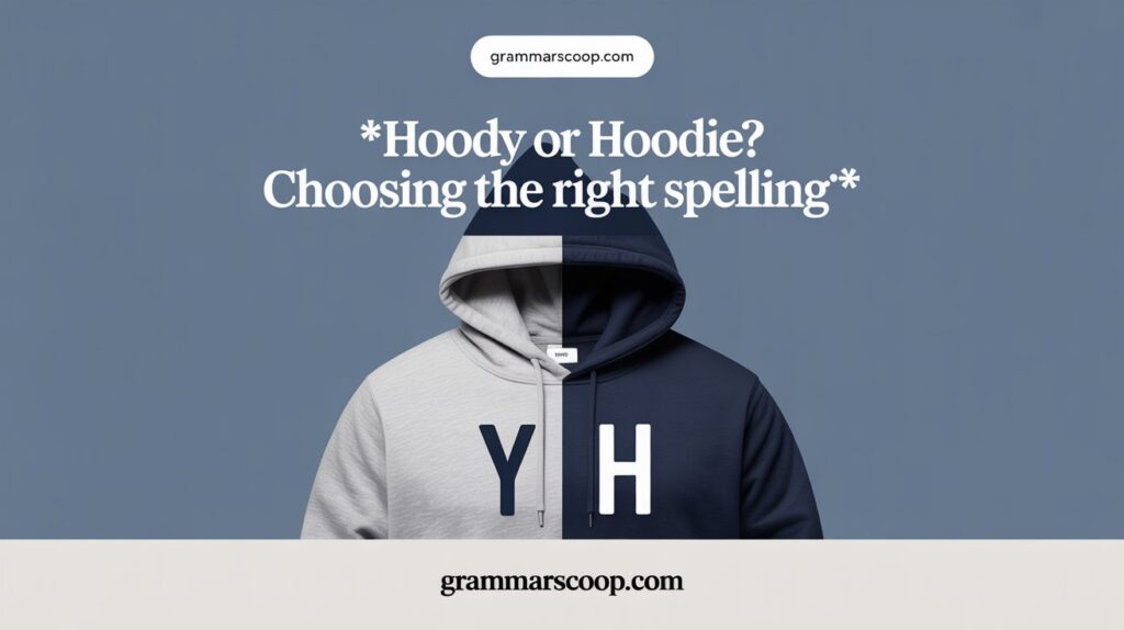 how do you spell hoodie