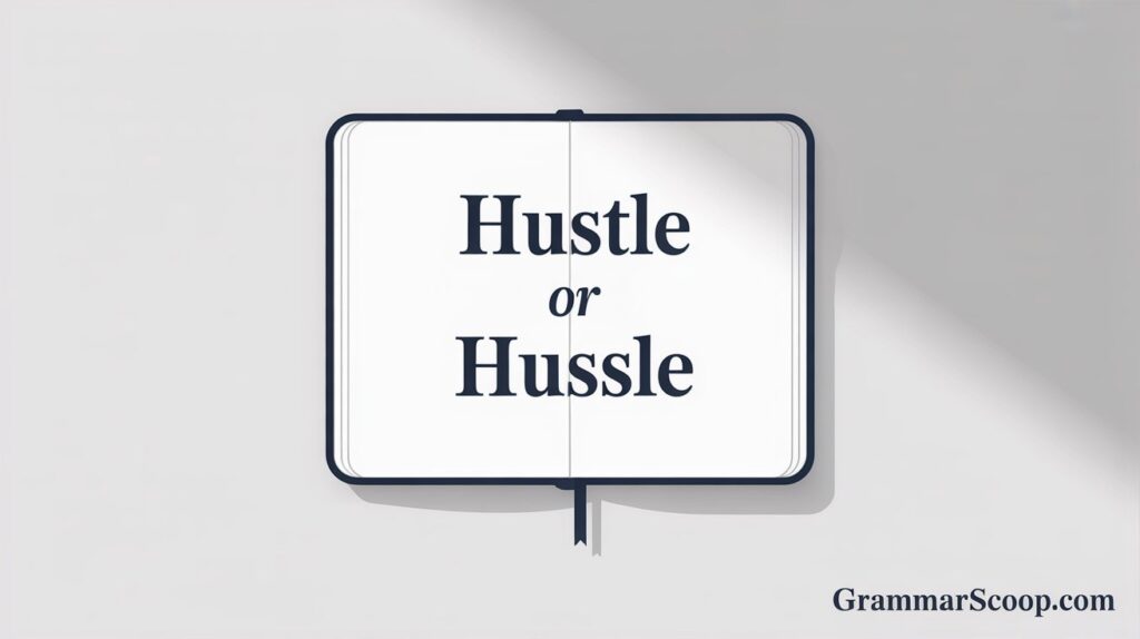 Hustle or Hussle: How should it be spelled?