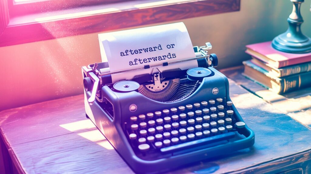 afterwars meaning