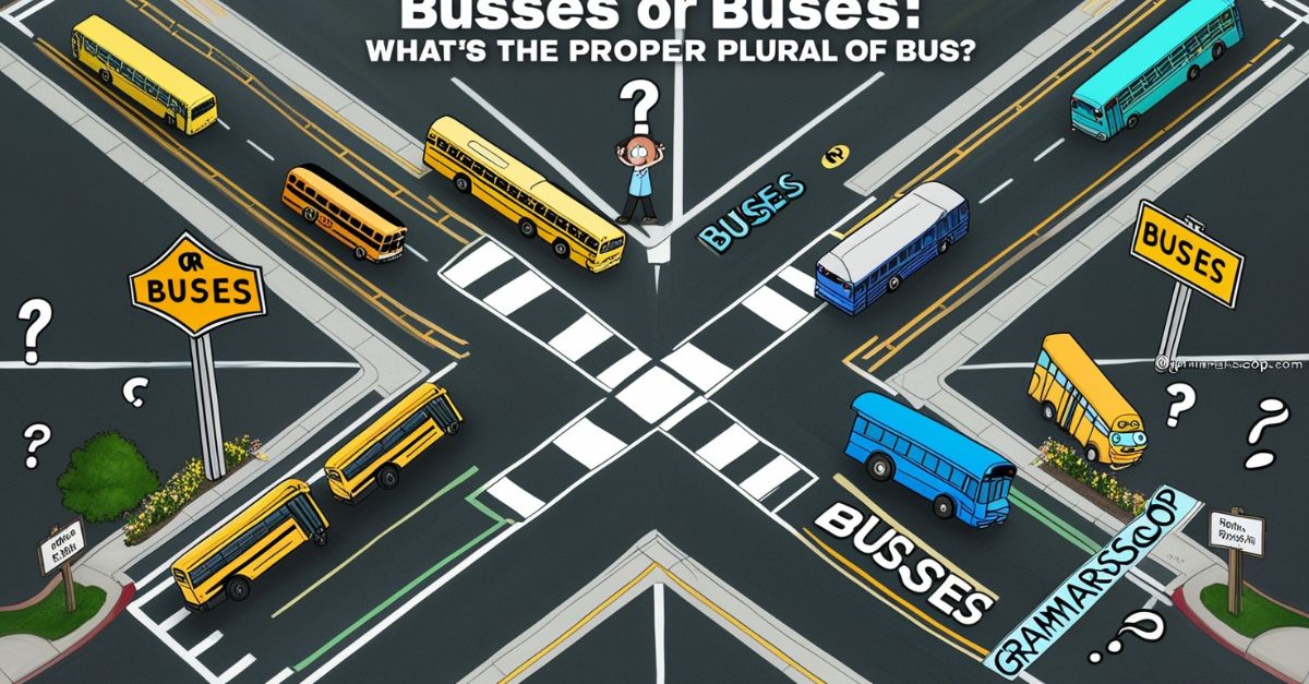 busses or buses 