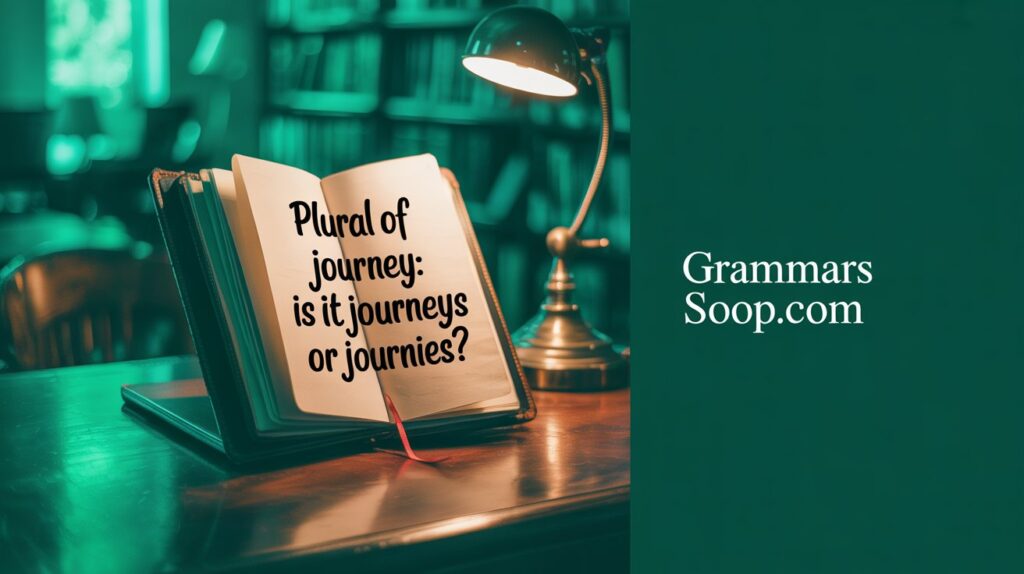 plural of journey