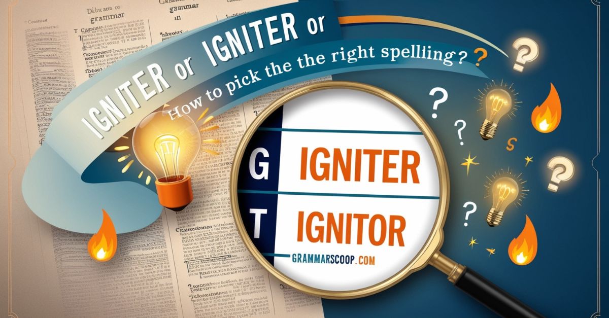 How to pick the right spelling